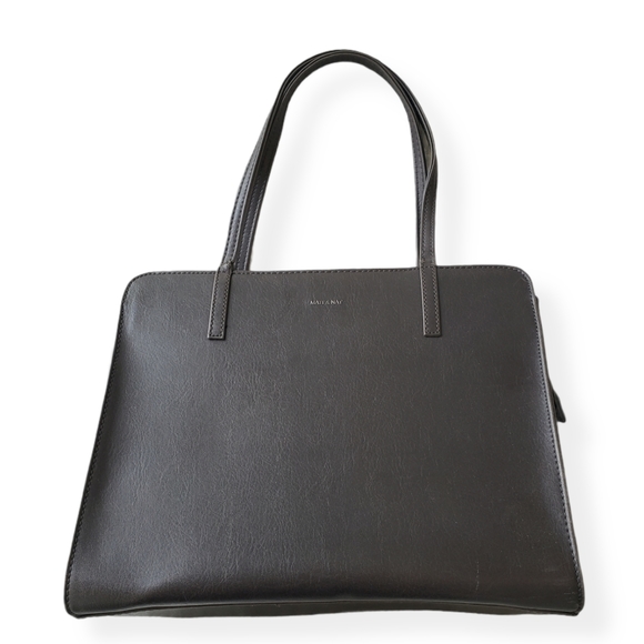 Matt & Nat Handbags - MATT & NAT grey vegan leather hand bag